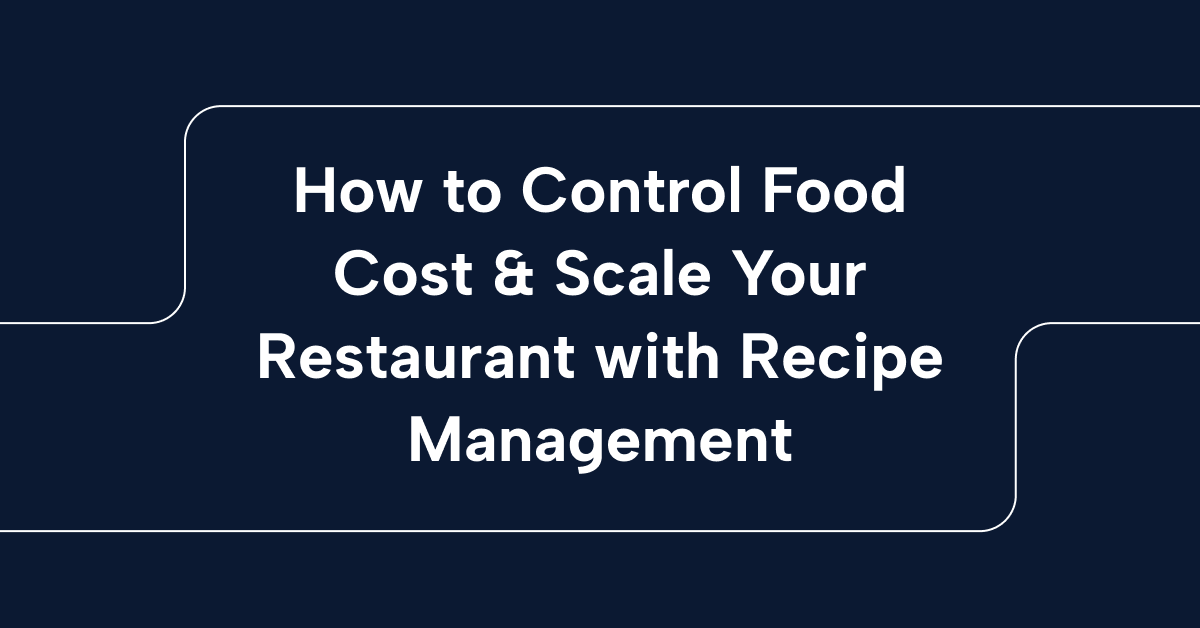 Restaurant Food Cost Management Guide